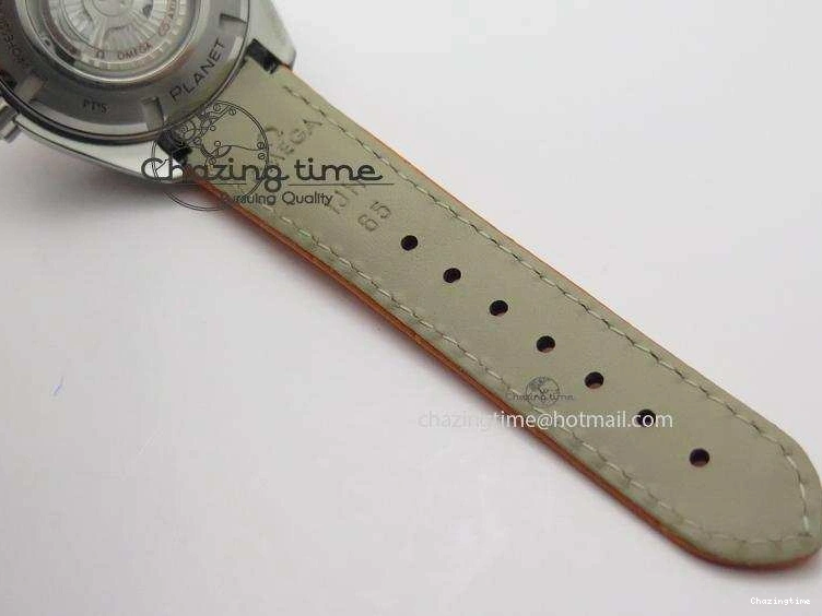 0214 Reliable Planet Ocean Professional SS V6F 37mm Ladies Orange Bezel On Orange Leather Strap A 8255